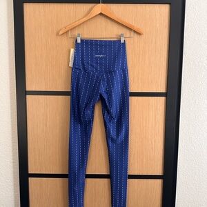 Blue Lightning Bolt Leggings